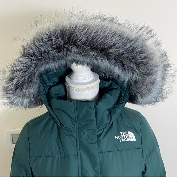 The North Face Women's Gotham Jacket Down Coat Dark Sage Green Sz XS M L XL XXL - Picture 3 of 12
